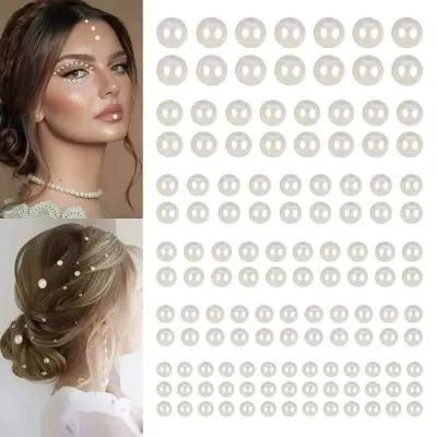 Adhesive Hair and Face Pearl Sticker